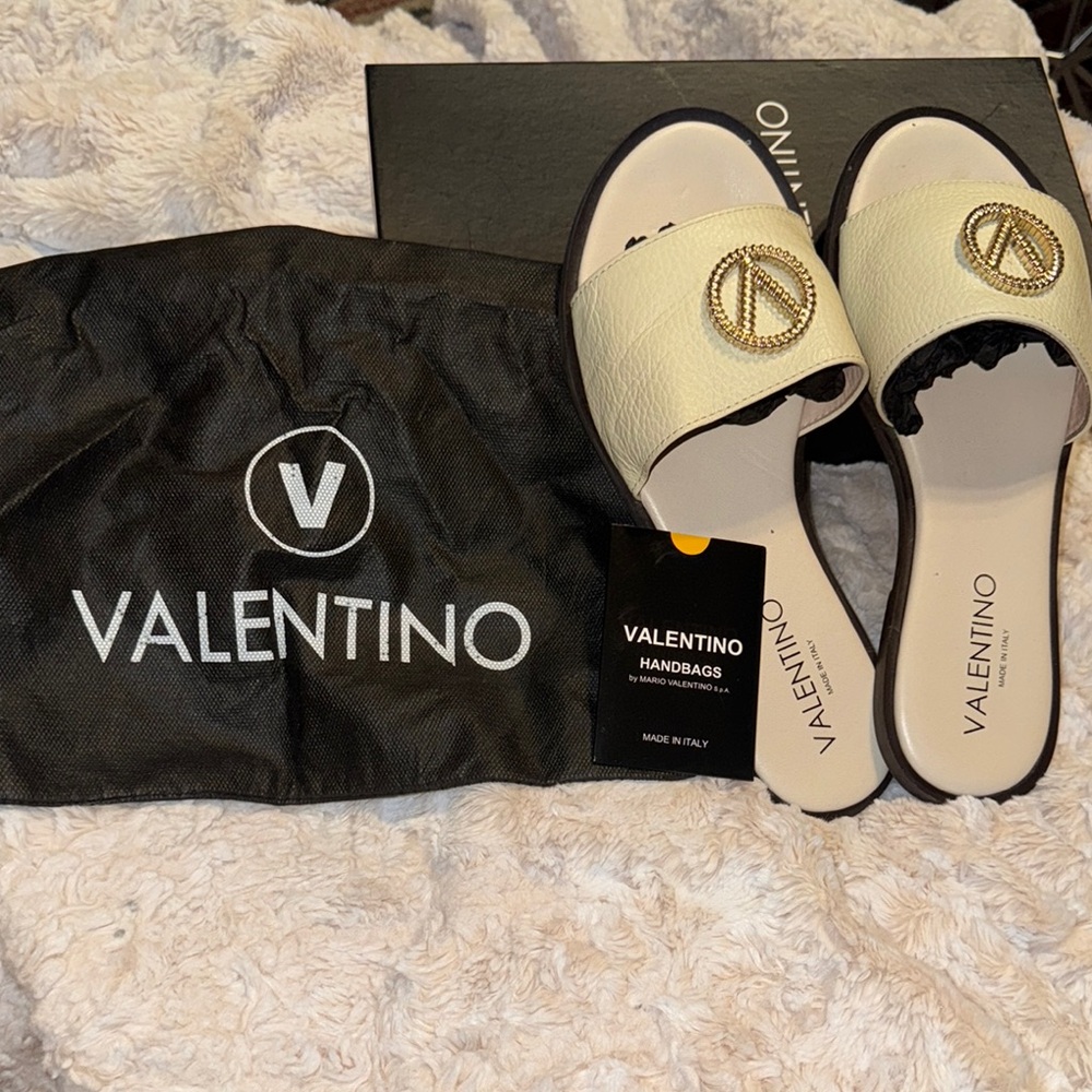 Valentino Women's Milk Slide Sandals